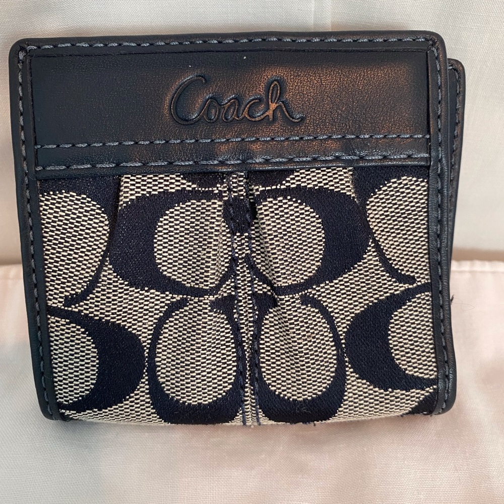 Coach Soho Pleated Signature Mini Wallet